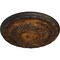 Ekena Millwork Amelia Ceiling Medallion (Fits Canopies up to 4 1/8"), Hand-Painted Rust, 15 3/4"OD x 5/8"P CM16AMRUS - alternate 4